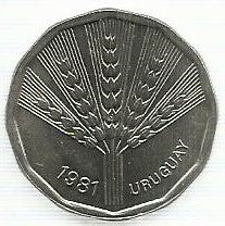 Uruguai - 2 Novos Pesos 1981 (Km#77)    Fao