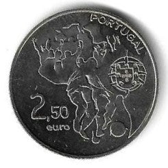 Portugal - 2,50 Euro 2010 (Km# 797) Mundial Fifa Africa Sul
