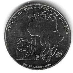 Portugal - 2,50 Euro 2010 (Km# 797) Mundial Fifa Africa Sul