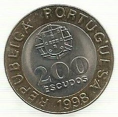 Portugal - 200$00 1998 (Km# 655)