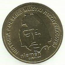 Polonia - 2 Zlote 2009 (Km# 684) Czeslaw Niemen