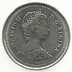 Canada - 10 Centimos 1987 (Km# 77)