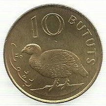 Gambia - 10 Bututs 1998 (Km# 56)