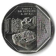 Peru - 1 Novo Sol 2012 (Km# 362) Pedra Saywite