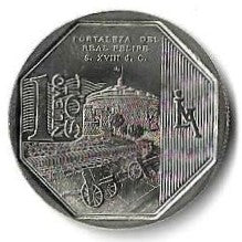 Peru - 1 Novo Sol 2012 (Km# 363) Forte Felipe