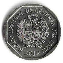 Peru - 1 Novo Sol 2012 (Km# 363) Forte Felipe