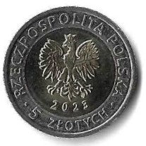 Polonia - 5 Zlotych 2023 (Km# 1155) Mosteiro