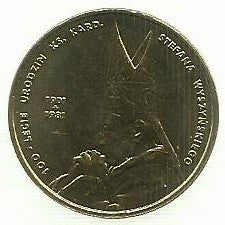 Polonia - 2 Zlote 2001 (Y# 418) Cardeal Stefan Wyszynski