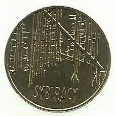 Polonia - 2 Zlote 2008 (Y# 638) Deportados Siberia