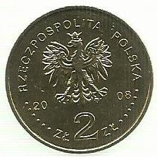 Polonia - 2 Zlote 2008 (Y# 638) Deportados Siberia