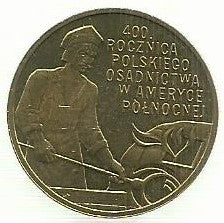 Polonia - 2 Zlote 2008 (Y# 659) Norte America