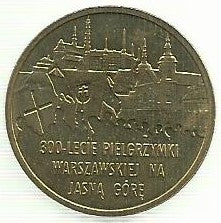 Polonia - 2 Zlote 2011 (Y# 784) Jasna Gora