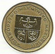 Polonia - 2 Zlote 2005 (Y# 614) Warminsko Mazurskie