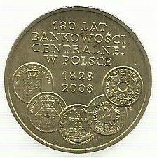 Polonia - 2 Zlote 2009 (Y# 675) Banco Central