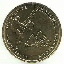 Polonia - 2 Zlote 2009 (Y# 697) Serviço Voluntario