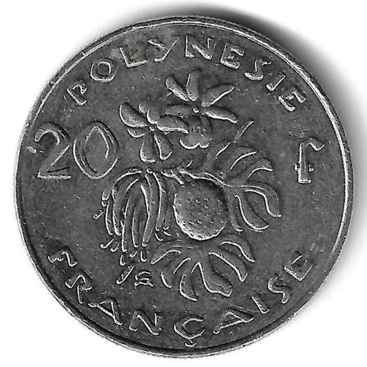 Polinesia Francesa - 20 Francos 2005 (Km# 9)