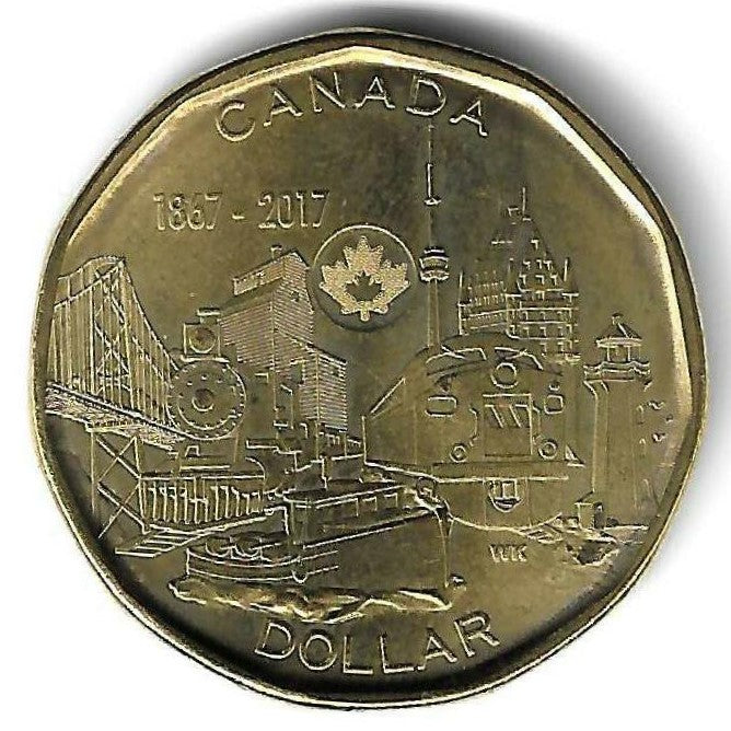 Canada - 1 Dolar 2017 (Km# 2314) 150 Anivº Canada