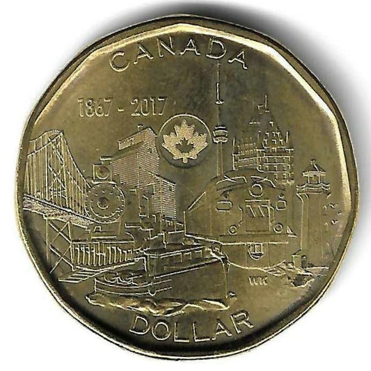 Canada - 1 Dolar 2017 (Km# 2314) 150 Anivº Canada