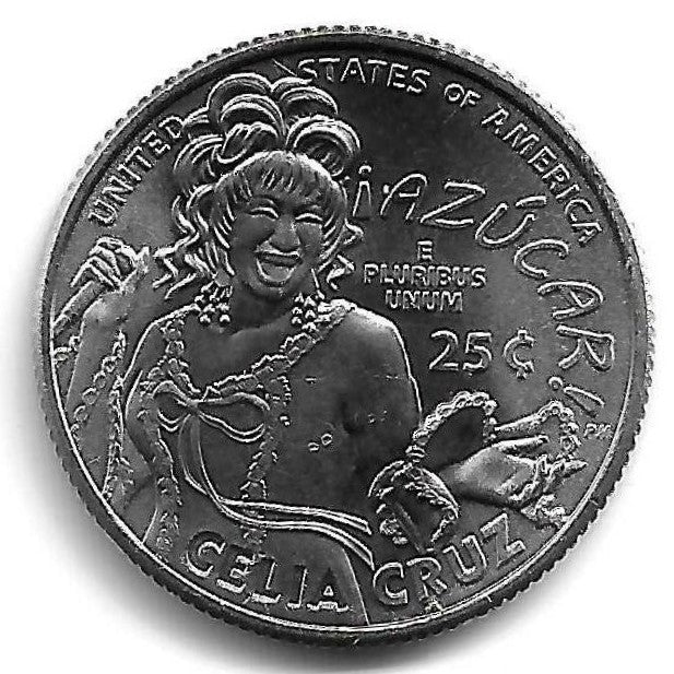 USA - 25 Cents 2024 (Km# 788) Celia Cruz