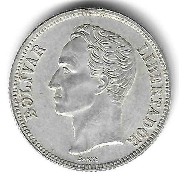 Venezuela - 1 Bolivar 1954 (Km# 37)