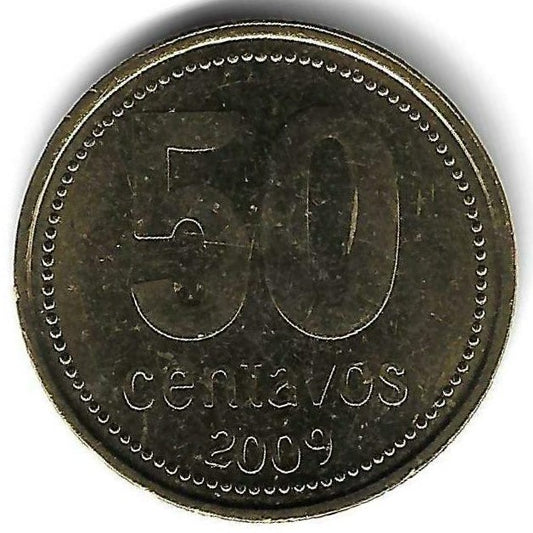 Argentina - 50 Centavos 2009 (Km# 111.1)