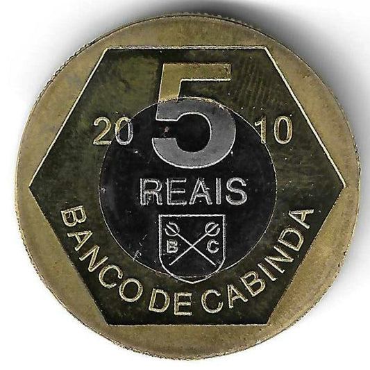 Cabinda - 5 Reais 2010 (Km# ..)