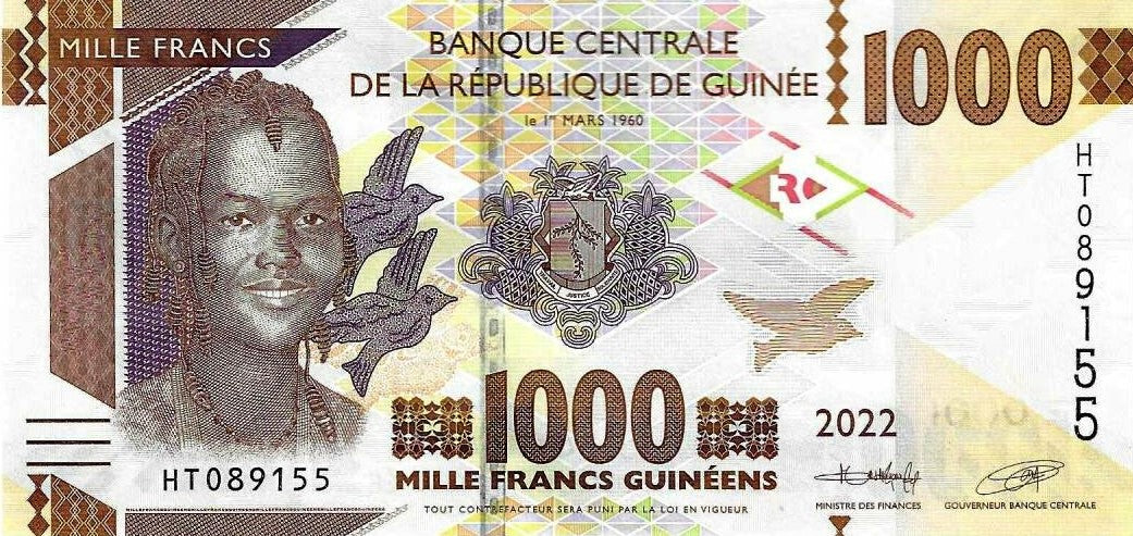 Guiné - 1000 Francos 2022 (# 48d)