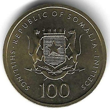 Somalia - 100 Shillings 2002 (Km# 112) Rainha Sheba