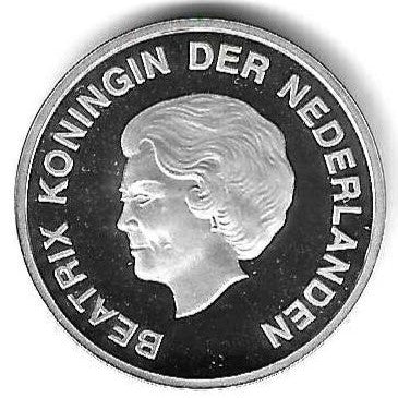 Aruba - 5 Florins 2004 (Km# 25) 50º Aniv. Paises Baixos