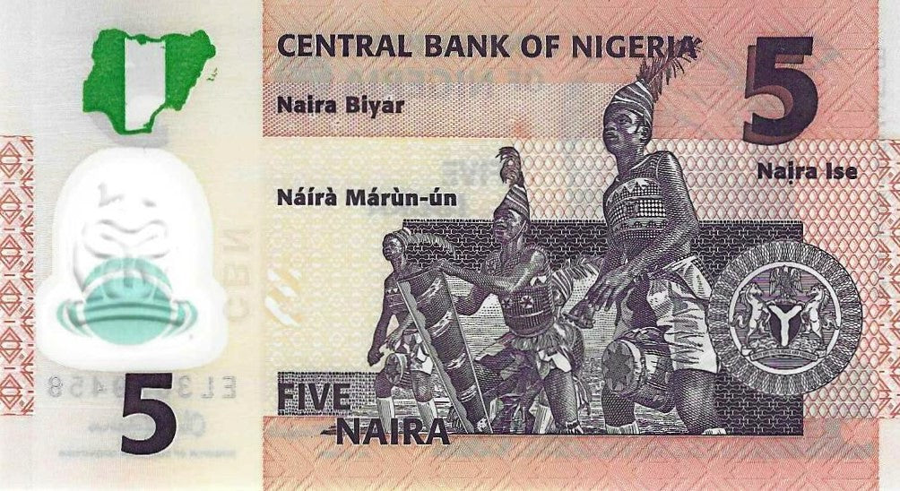 Nigeria - 5 Naira 2016 (# 38g)