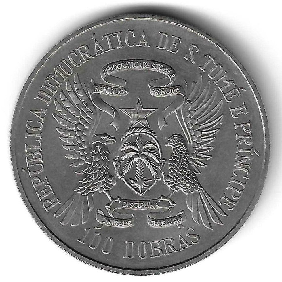 São Tomé e Principe - 100 Dobras 1985 (Km# 42) Independencia