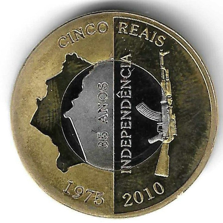 Cabinda - 5 Reais 2010 (Km# ..)
