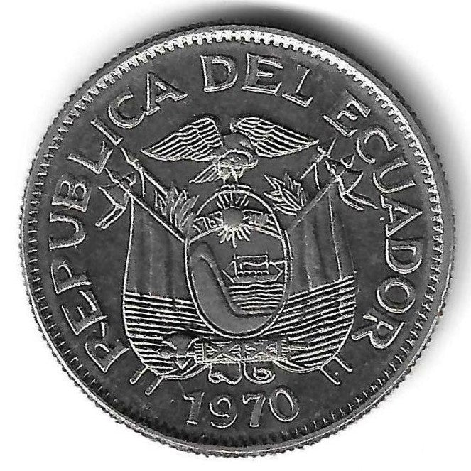 Equador - 1 Sucre 1970 (Km# 78b)