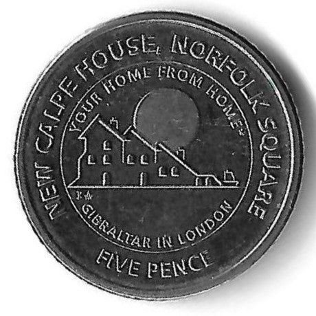 Gibraltar - 5 Pence 2018 (Km# 1620) New Calp House