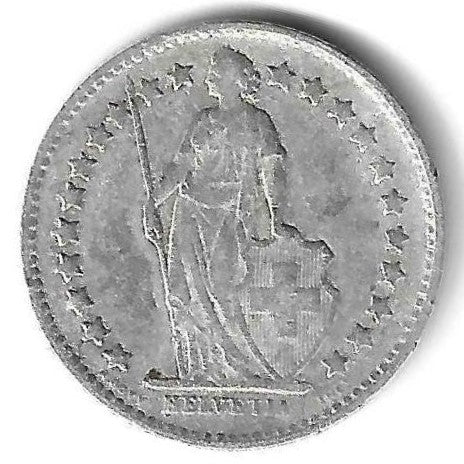 Suiça - 1/2 Franco 1945 (Km# 23)