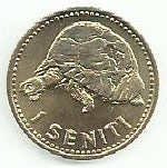 Tonga - 1 Seniti 1974 (Km# 27a)
