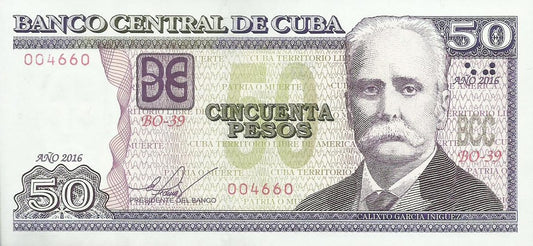 Cuba - 50 Pesos 2016 (# 123k)