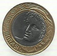 Brasil - 1 Real 2013 (Km# 652a)