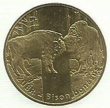 Polonia - 2 Zlote 2013 (Km# 878) Bisonte Europeu