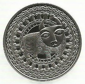 Bielorussia - 1 Rublo 2009 (Km# 317) Touro