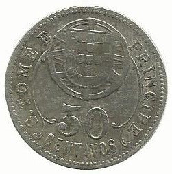 S.T. Principe - 50 Centavos 1929 (Km# 1)