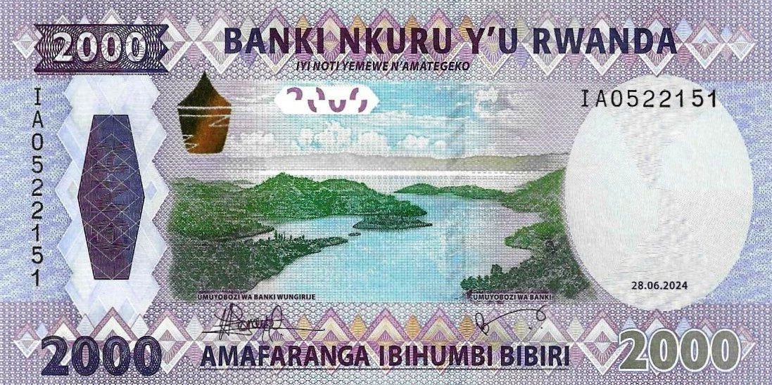 Ruanda - 2000 Francos 2024 (# 44)