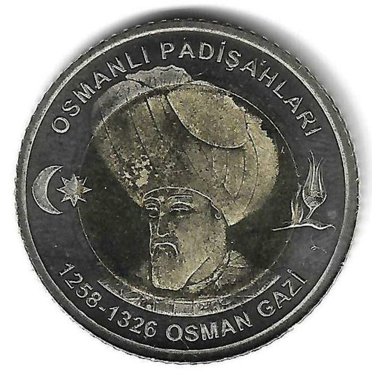 Turquia - 1 Lira 2024 (Km# ..) Osman Gazi
