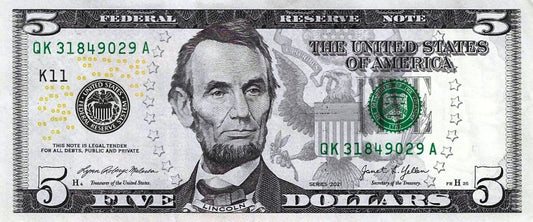 USA - 5 Dolares 2021 (# 551)