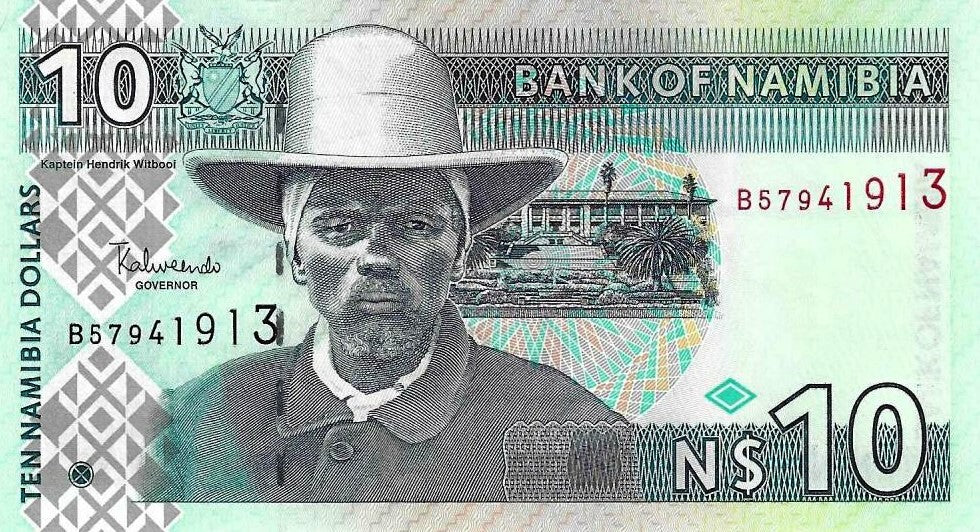 Namibia - 10 Dolares 2001 (# 4c)