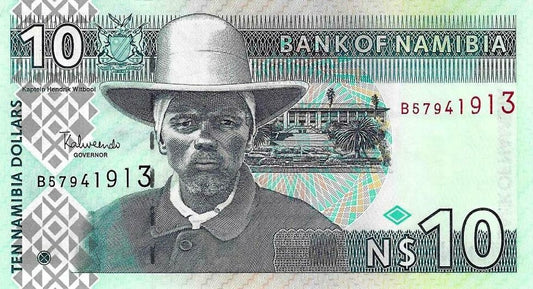 Namibia - 10 Dolares 2001 (# 4c)