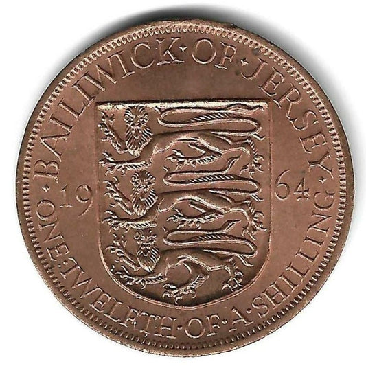Jersey - 1/12 Shillings 1964 (Km# 21)