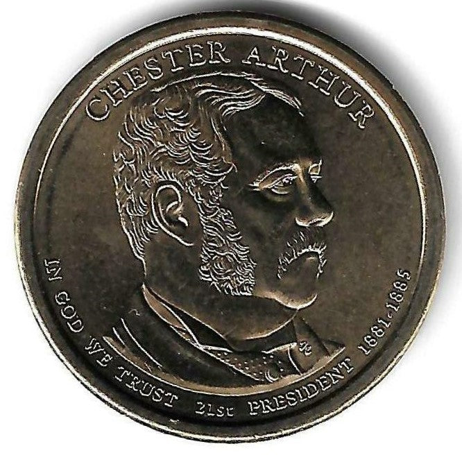 Usa - 1 Dolar 2012 (Km# 524) Chester Arthur