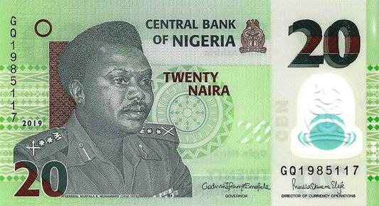 Nigeria - 20 Naira 2019 (# 34q)