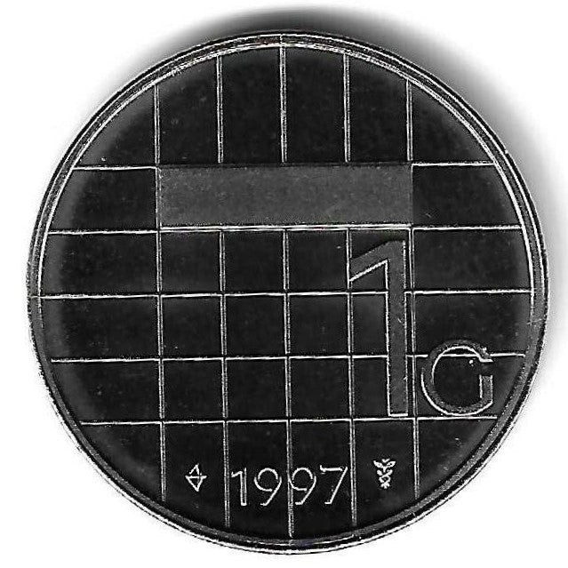 Holanda - 1 Gulden 1997 (Km# 205)